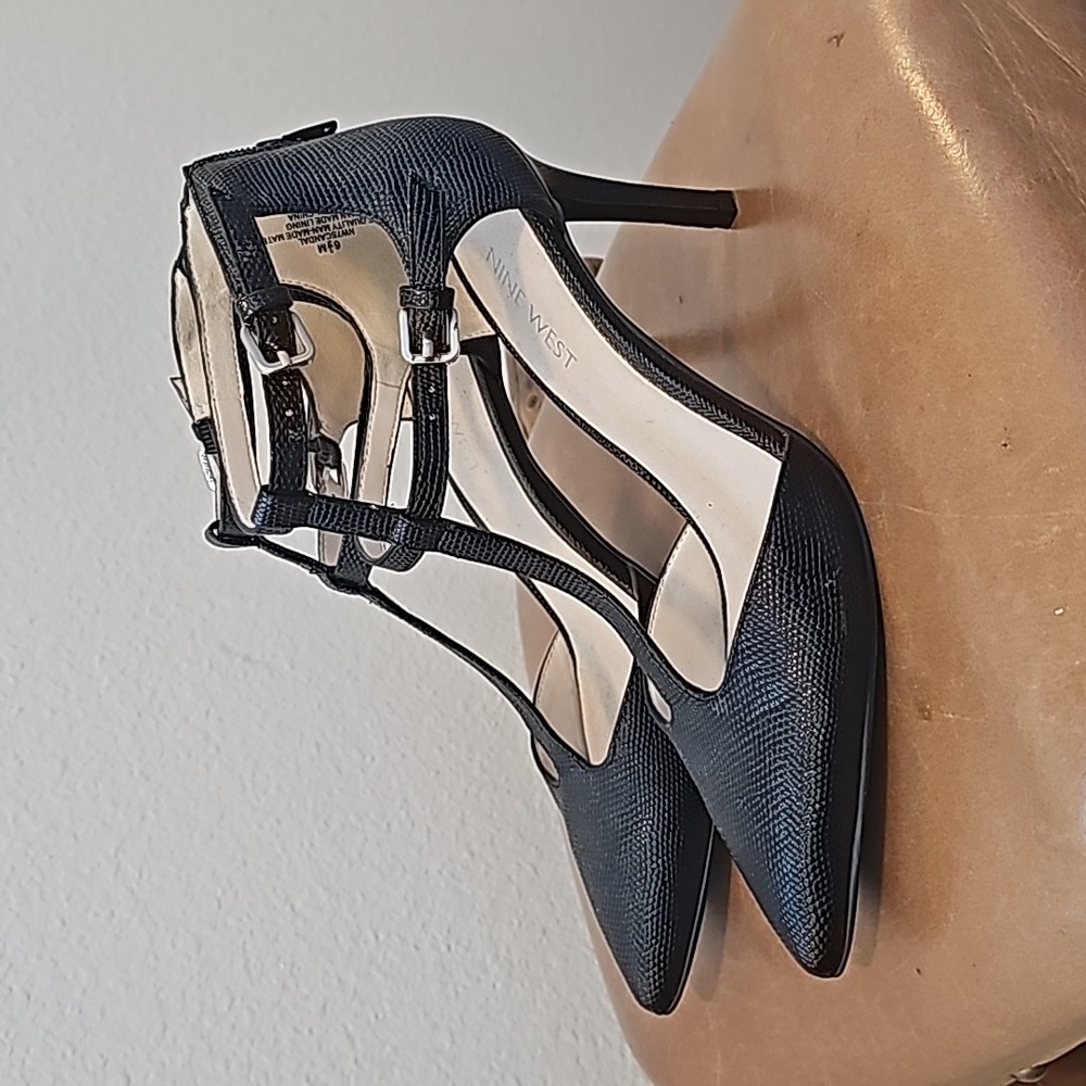 Nine west Stiletto, pointed toe heel.
